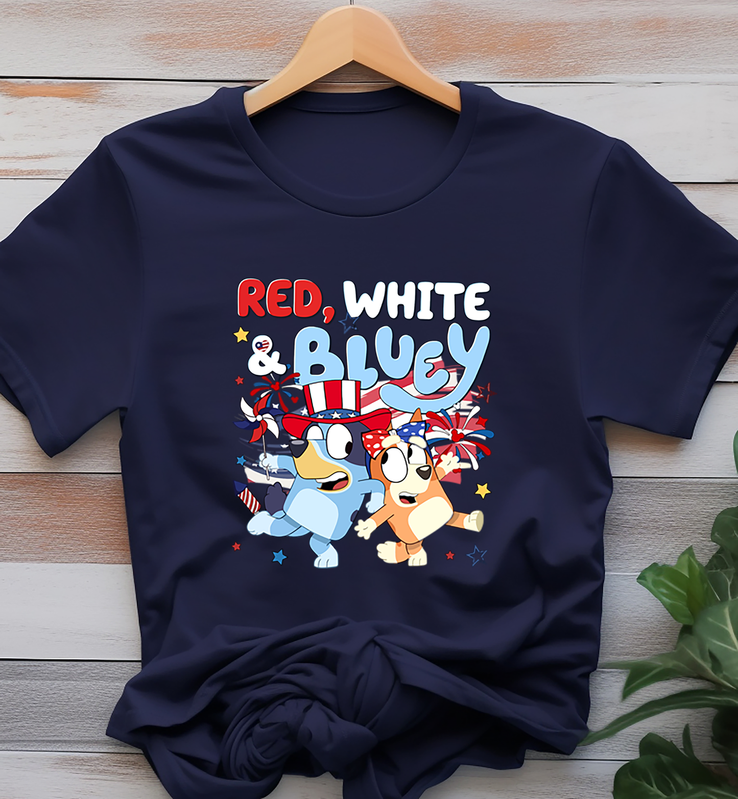 Red White And Bluey - 4th of July - DTF Transfer