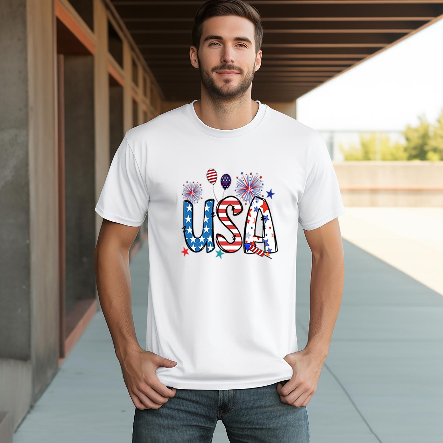 USA - Memorial Day - USA - 4th of July - DTF Transfer