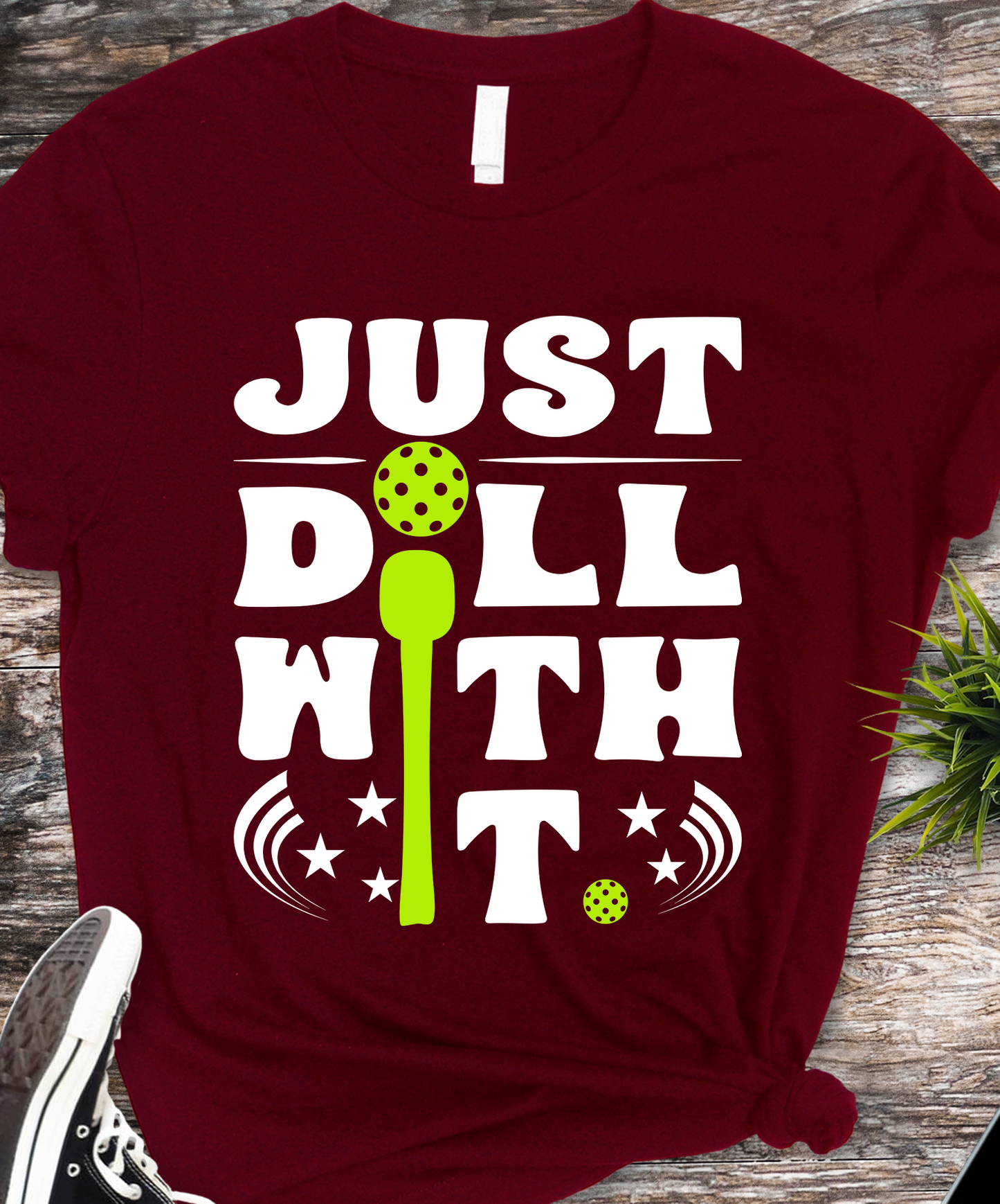 Just Dill With It Pickleball - Pickleball - DTF Transfer