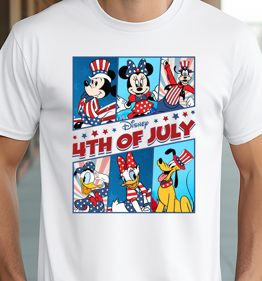 Disney-4th Of July - 4th of July - DTF Transfer