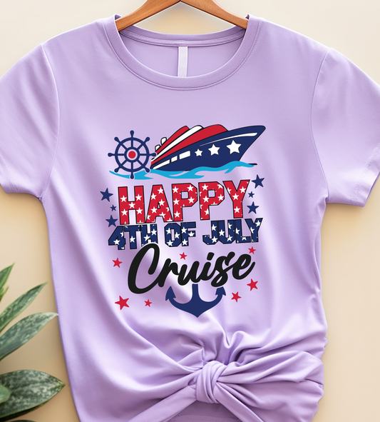 Happy 4th Of July Cruise - 4th of July - DTF Transfer