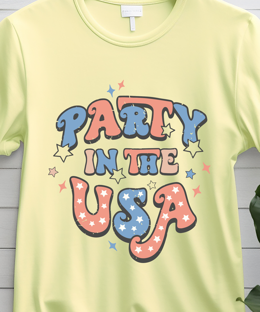 Party In The USA - 4th of July - DTF Transfer