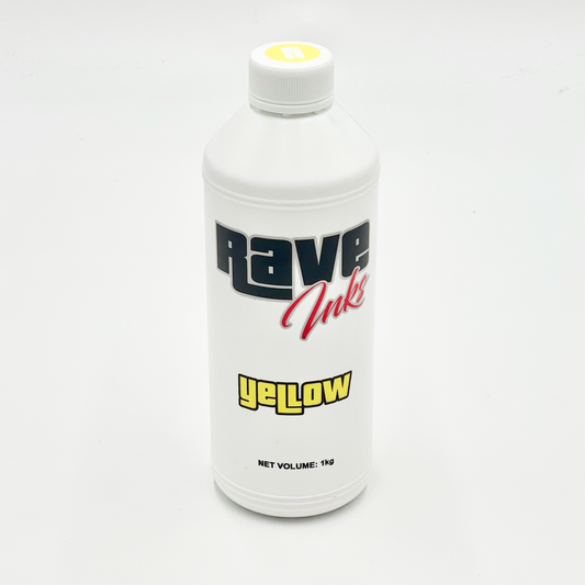 Rave Inks Yellow - 1 kg DTF Ink
