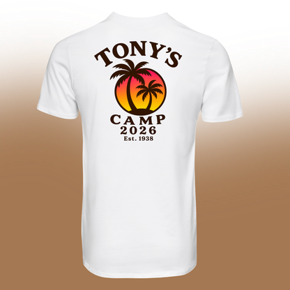 Tony's Camp 2026 | White T-shirt