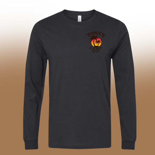 Tony's Camp 2026 | Black Long Sleeve Shirt