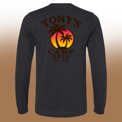 Tony's Camp 2026 | Black Long Sleeve Shirt