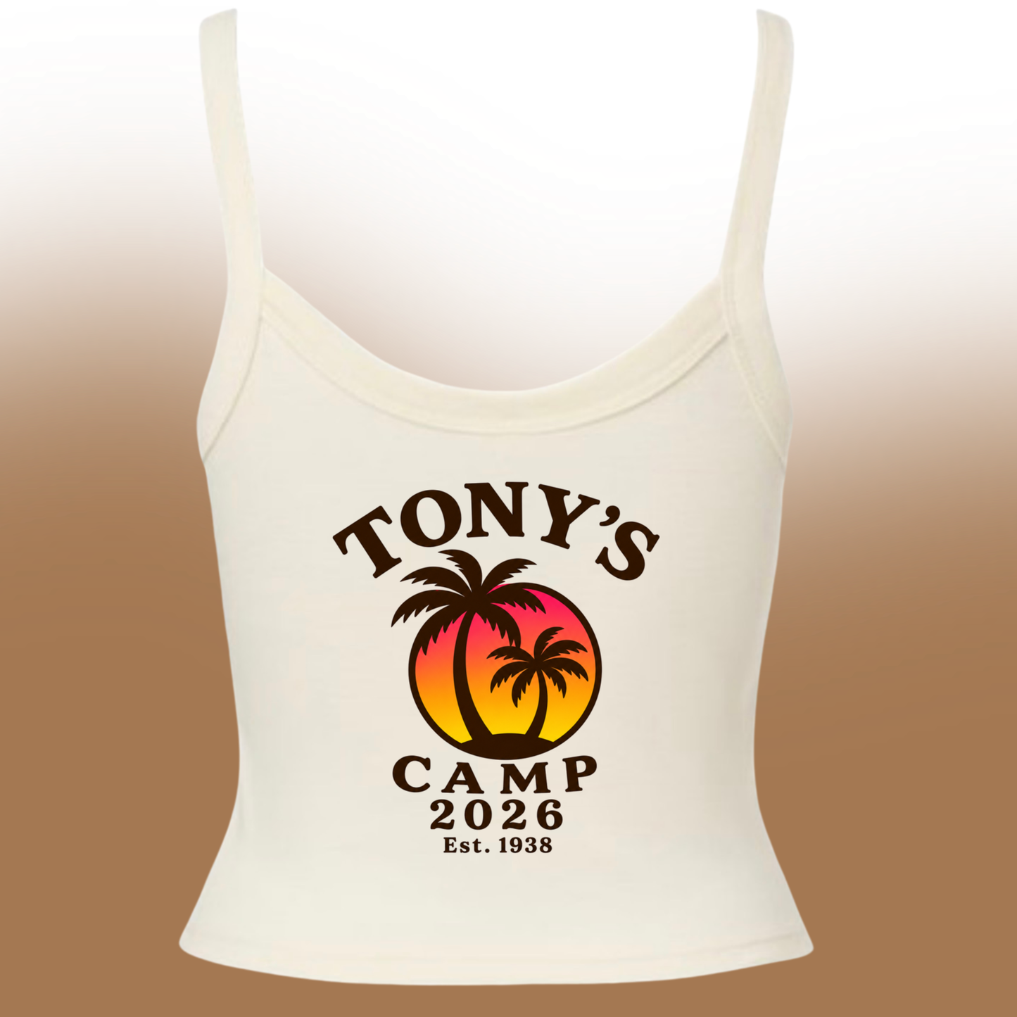 Tony's Camp 2026 | Tan Tank Top
