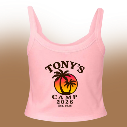 Tony's Camp 2026 | Pink Tank Top