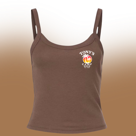 Tony's Camp 2026 | Brown Tank Top