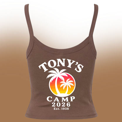 Tony's Camp 2026 | Brown Tank Top