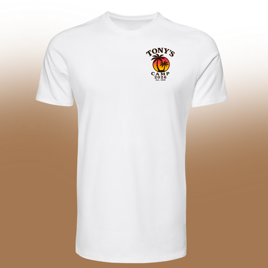 Tony's Camp 2026 | White T-shirt