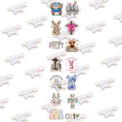 Easter DTF Transfer Bundle – 14 Egg-citing Ready to Press Designs